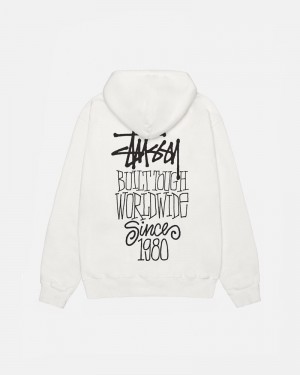 Beige Stüssy Built Tough Pigment Dyed Hoodie | UAE PVR831465