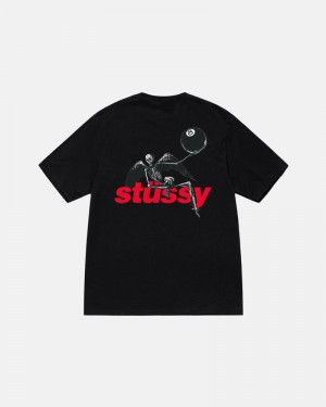 Black Stüssy Apocalypse T-Shirt | UAE OAW352714