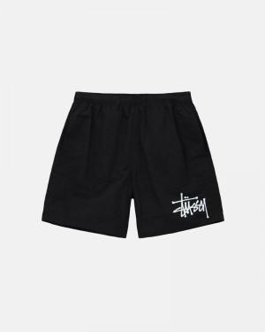 Black Stüssy Big Basic Water Shorts | UAE VBD704835