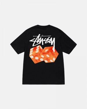 Black Stüssy Diced Out T-Shirt | UAE NFT819352