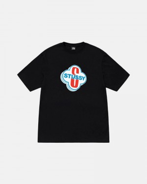 Black Stüssy Motel T-Shirt | UAE IHM847691