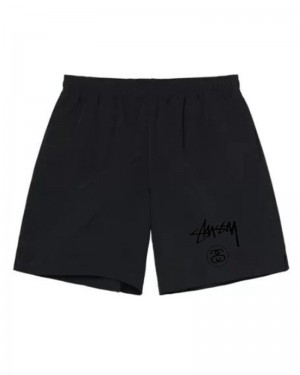 Black Stüssy SS Link Shorts | UAE SME810962