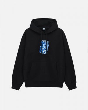 Black Stüssy Soda Can Hoodie | UAE VTP028576