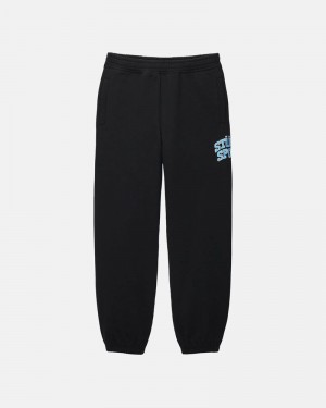 Black Stüssy Sport Sweatpants | UAE CXS738429