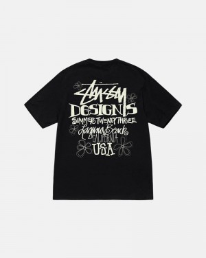 Black Stüssy Summer LB T-Shirt | UAE ANF705628