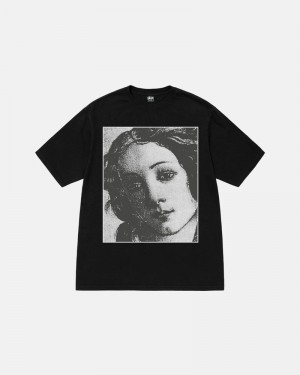 Black Stüssy Venus Pigment Dyed T-Shirt | UAE TPC816430