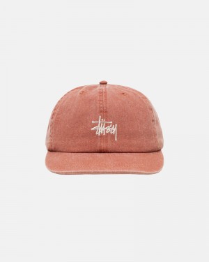 Brown Stüssy Low Pro Basic Washed Strapback Cap | UAE UNW936804