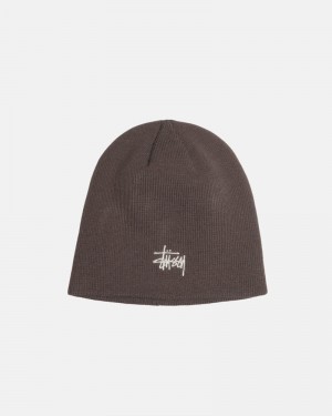 Brown Stüssy Skullcap Basic Beanie | UAE CSU204179