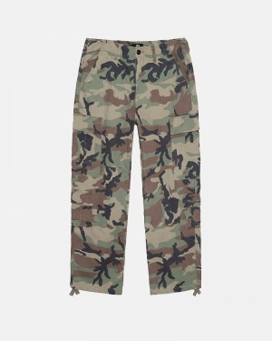 Camo Stüssy Surplus Cargo Ripstop Pants | UAE CLZ019235