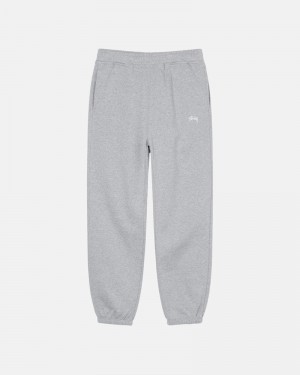 Grey Stüssy Stock Logo Sweatpants | UAE KTX951367