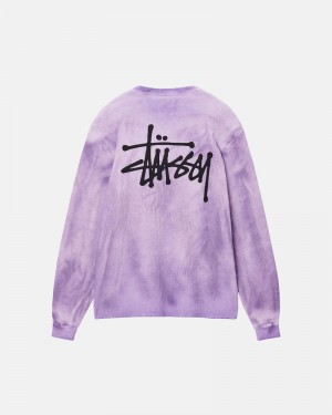 Lavender Stüssy Basic Stock LS Thermal Sweater | UAE BHI167503