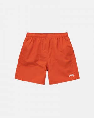 Orange Stüssy Water Short Stock Shorts | UAE LPI870516