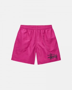 Pink Stüssy Water Short Big Basic Shorts | UAE ZLI312746