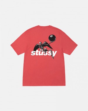 Red Stüssy Apocalypse T-Shirt | UAE CME214538