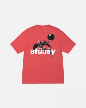 Red Stüssy Apocalypse T-Shirt | UAE ZRH820574