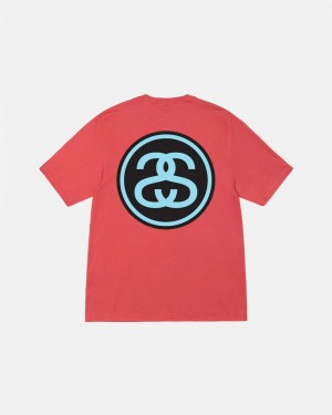 Red Stüssy SS-Link T-Shirt | UAE WBR107452