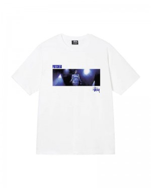 White Stüssy Dummy T-Shirt | UAE COP017836