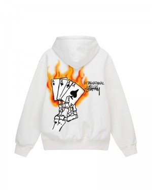 White Stüssy Read Em’ N’ Weep Hoodie | UAE ZXW610495