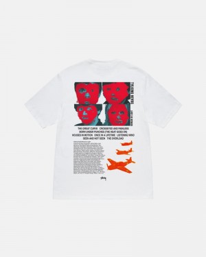 White Stüssy Talking Heads Remain In Light T-Shirt | UAE ORY248136