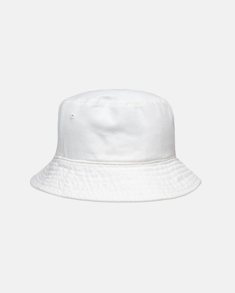 Beige Stüssy Bucket Big Stock Hat | UAE FQB127394