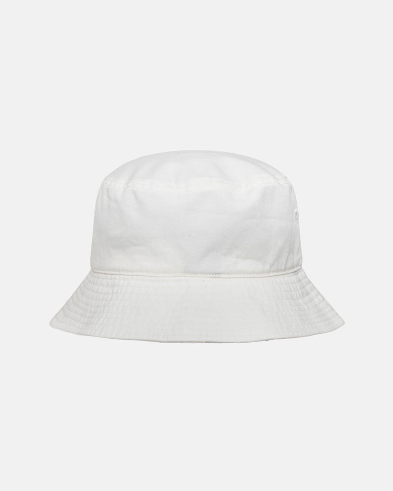 Beige Stüssy Bucket Stock Hat | UAE VNW935274