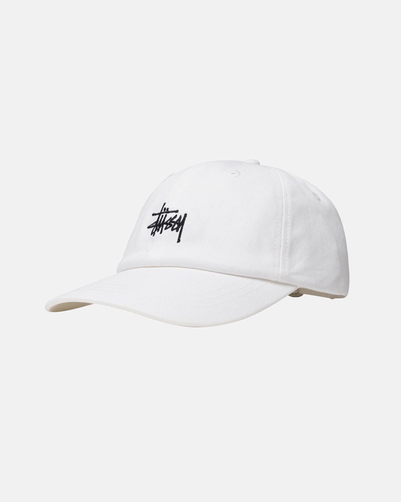 Beige Stüssy Low Pro Basic Stock Strapback Cap | UAE JZR760219