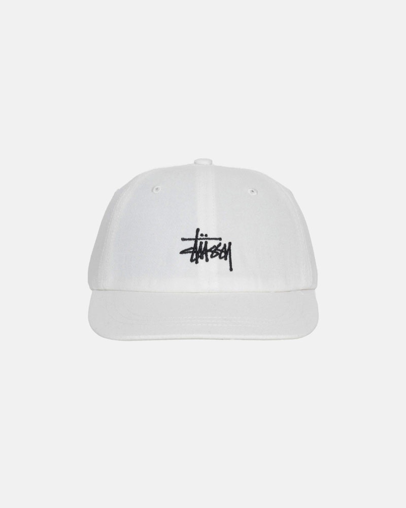 Beige Stüssy Low Pro Basic Stock Strapback Cap | UAE JZR760219