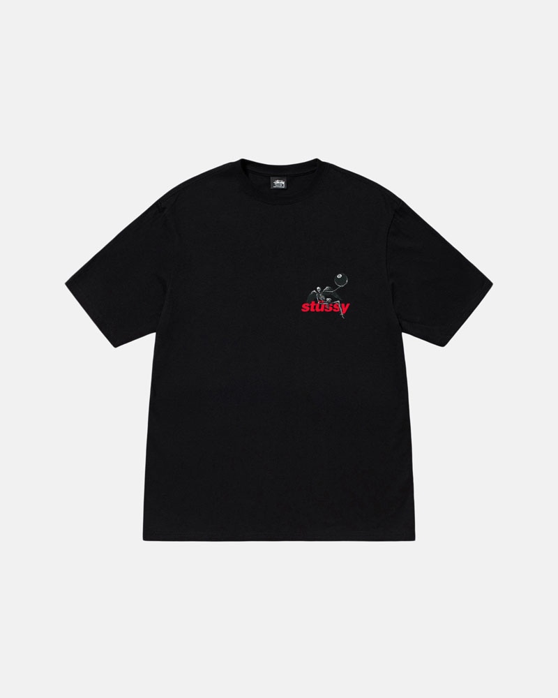 Black Stüssy Apocalypse T-Shirt | UAE OAW352714