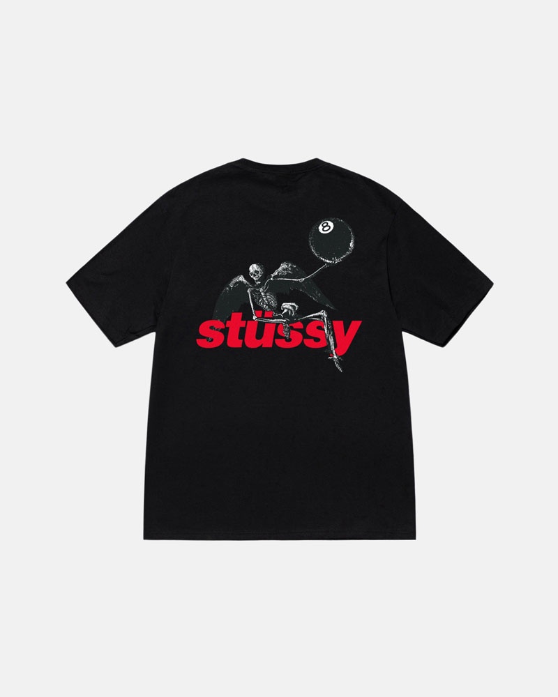 Black Stüssy Apocalypse T-Shirt | UAE OAW352714