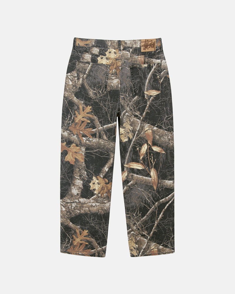 Black Stüssy Big OL' Jean Realtree Edge Jeans | UAE IDR706348