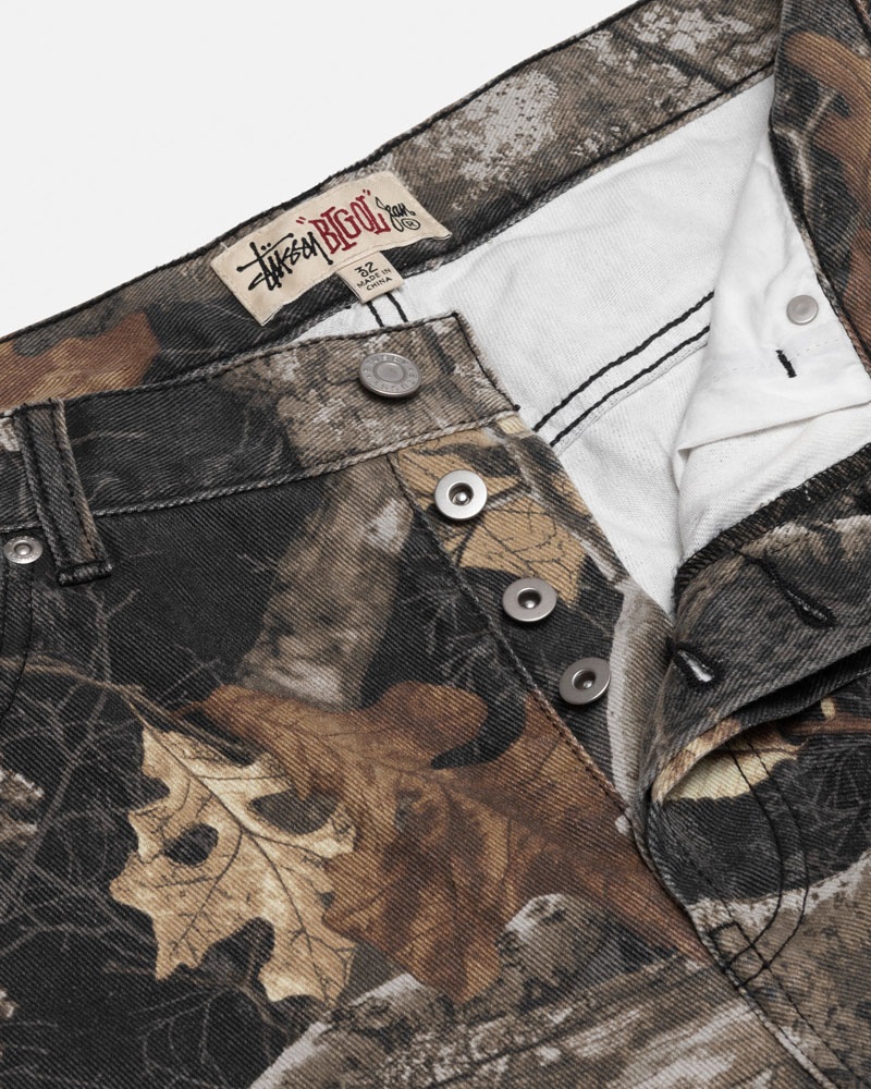 Black Stüssy Big OL' Jean Realtree Edge Jeans | UAE IDR706348