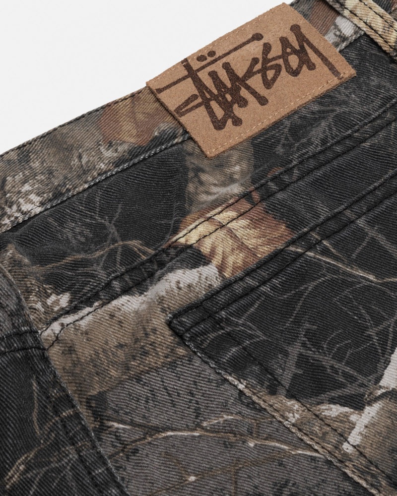 Black Stüssy Big OL' Jean Realtree Edge Jeans | UAE IDR706348