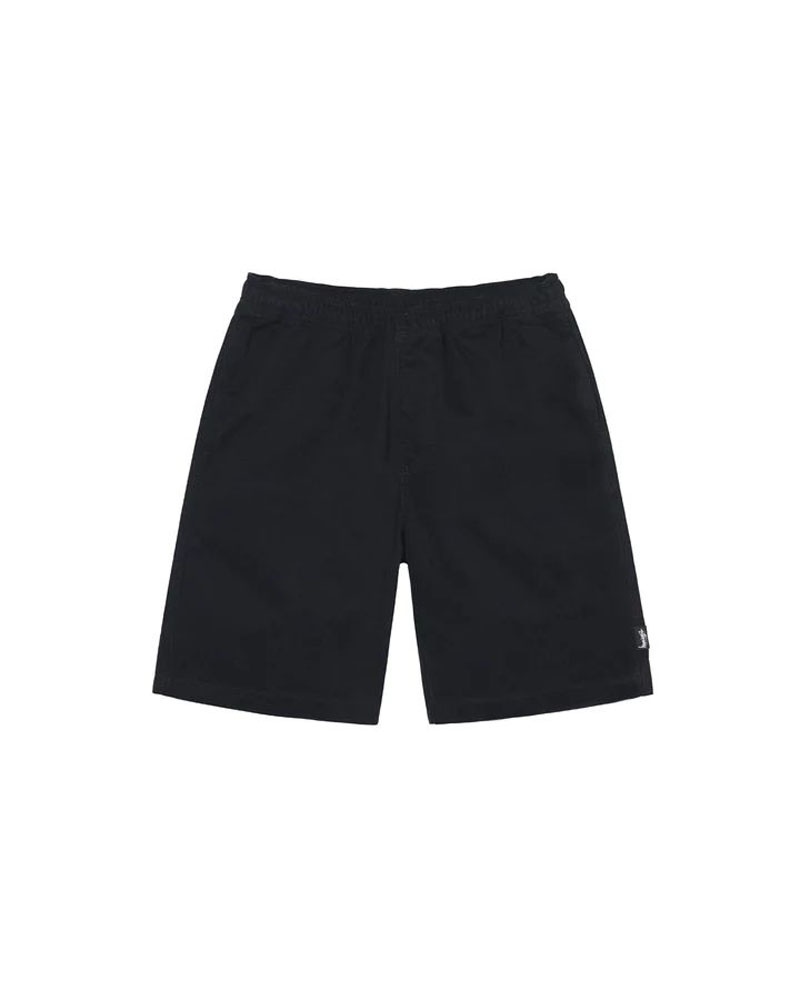 Black Stüssy Brushed Beach Shorts | UAE RVU410637