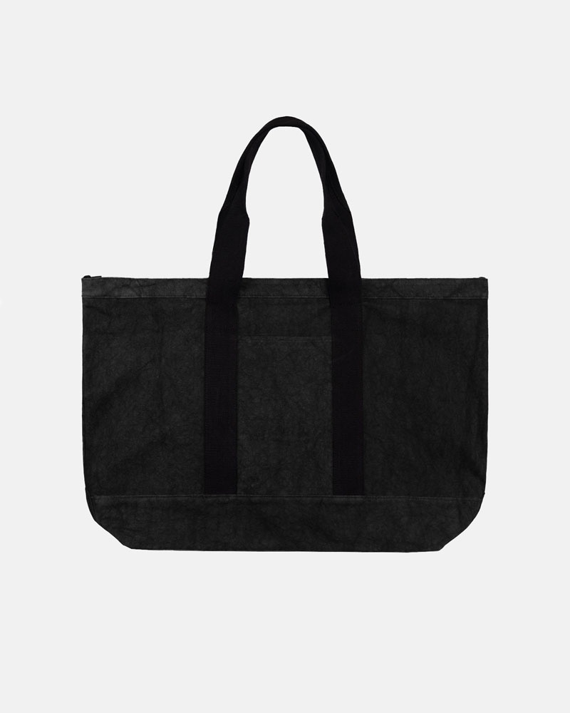 Black Stüssy Canvas Extra Large Tote Bags | UAE DYZ386194