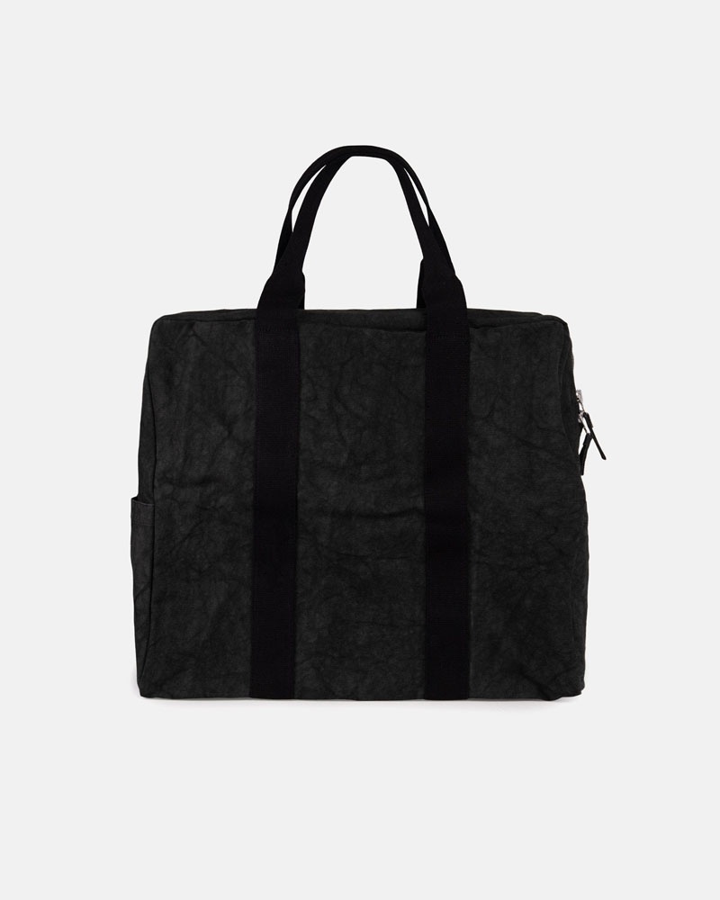 Black Stüssy Canvas Flight Tote Bags | UAE ILM139704