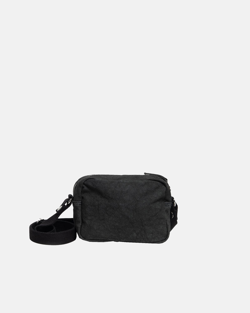 Black Stüssy Canvas Side Pouch Crossbody Bags | UAE VKI534780