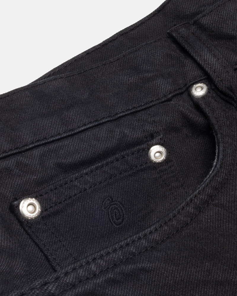 Black Stüssy Classic Jean Overdyed Jeans | UAE JOE278619