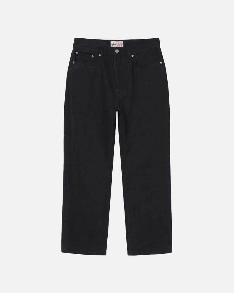 Black Stüssy Classic Jean Overdyed Jeans | UAE JOE278619