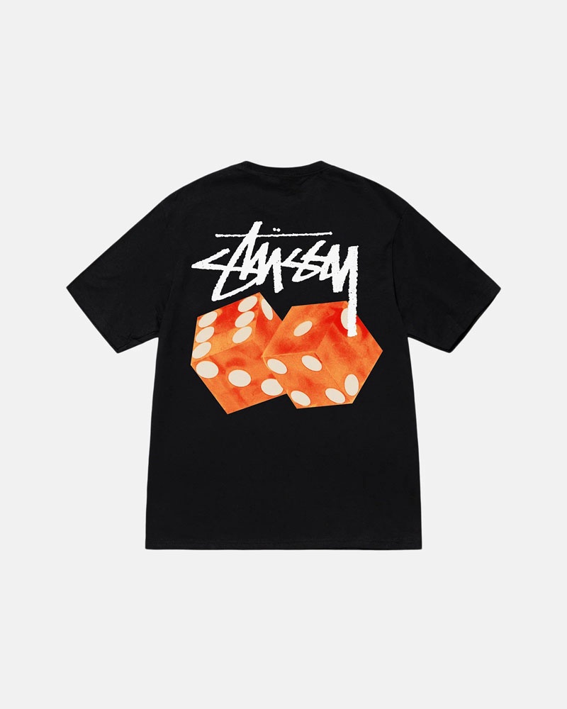 Black Stüssy Diced Out T-Shirt | UAE NFT819352