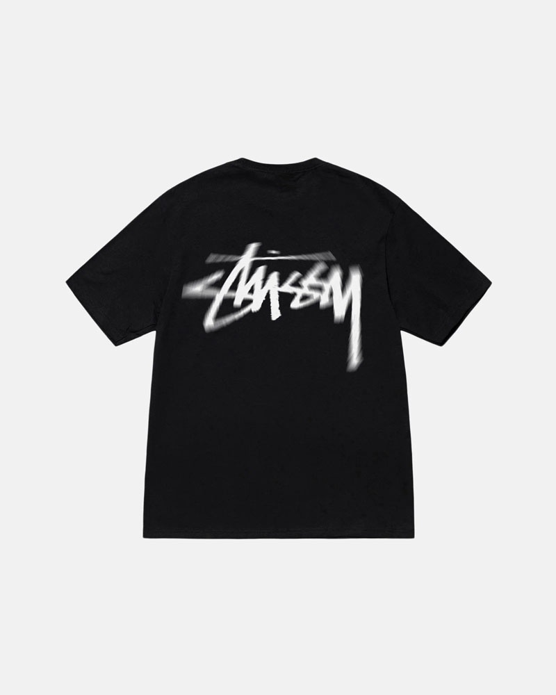 Black Stüssy Dizzy Stock T-Shirt | UAE XJQ970315