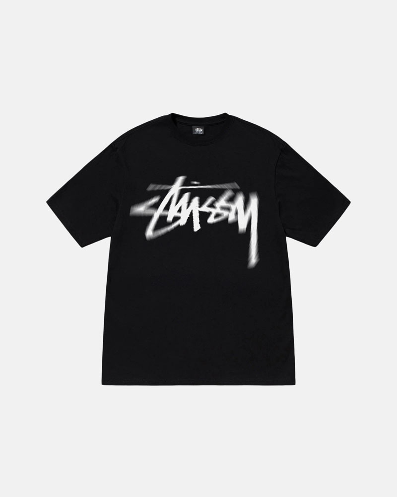 Black Stüssy Dizzy Stock T-Shirt | UAE XJQ970315