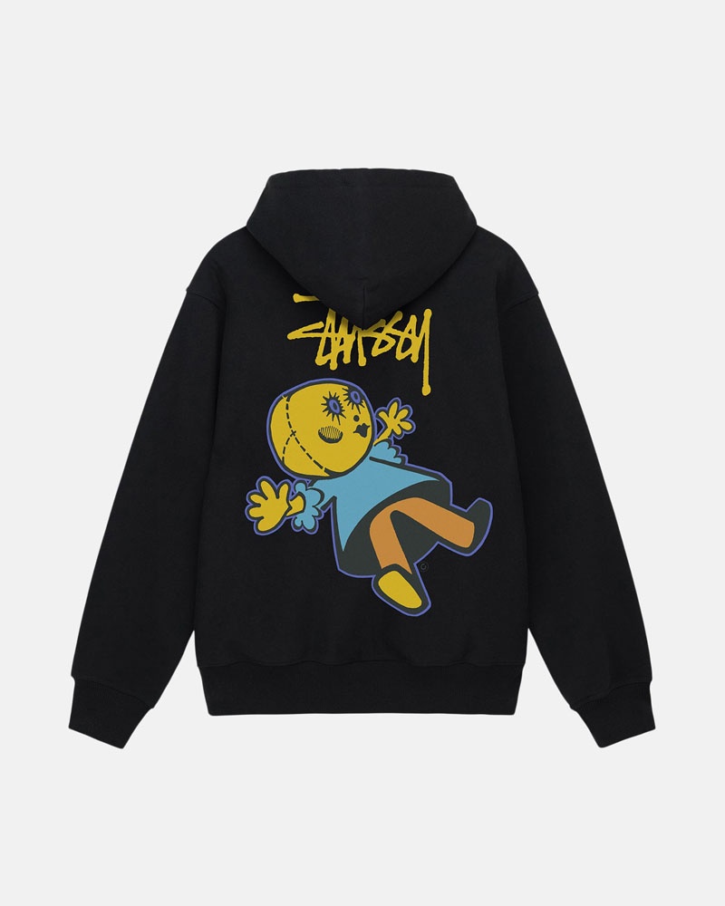 Black Stüssy Dollie Zip Hoodie | UAE DCF379421