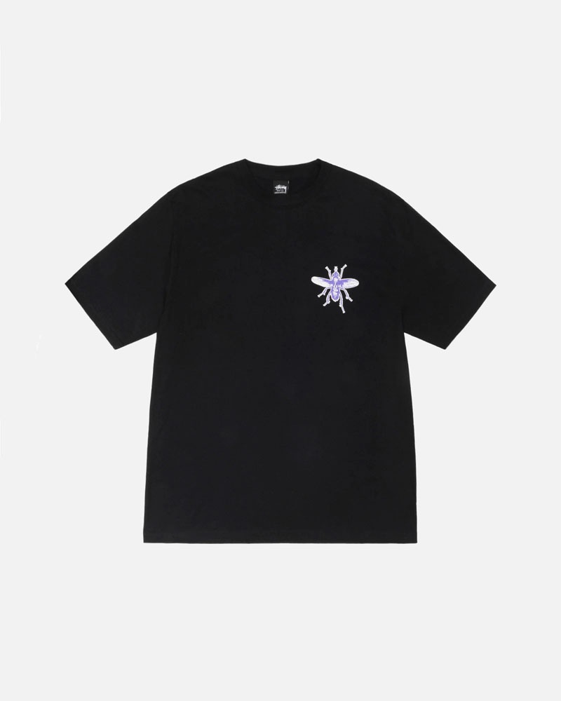 Black Stüssy Housefly T-Shirt | UAE XUR172534