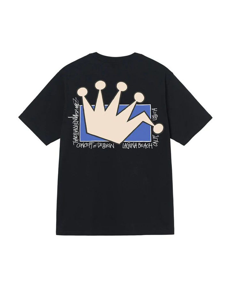 Black Stüssy LB Crown T-Shirt | UAE QRS845760