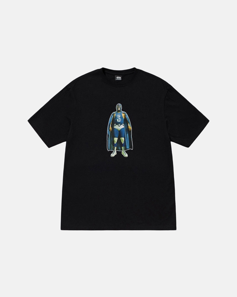 Black Stüssy Lucha T-Shirt | UAE ALV432786