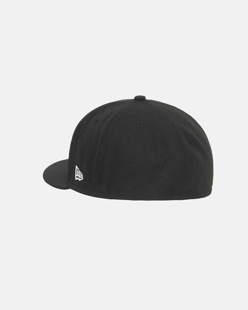 Black Stüssy New Era 59Fifty Authentic Cap | UAE GDM819230