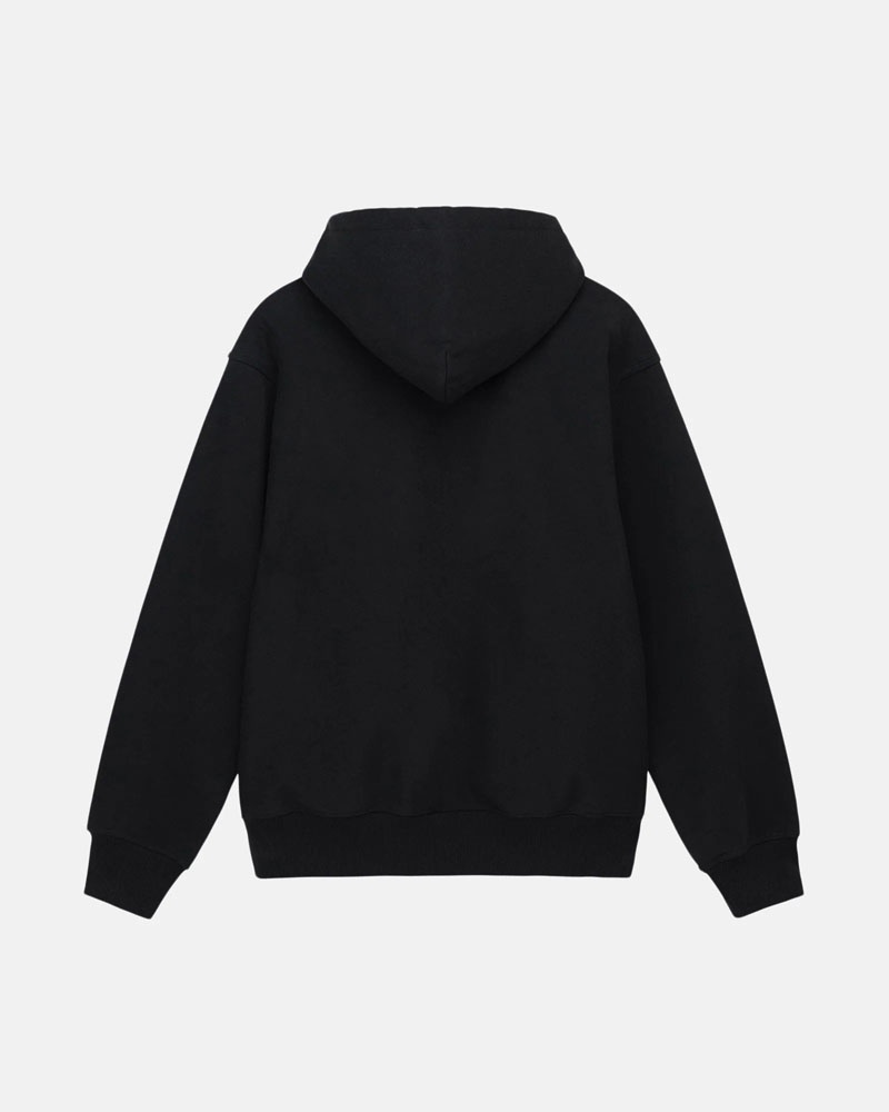 Black Stüssy No.4 Hoodie | UAE HWM916824