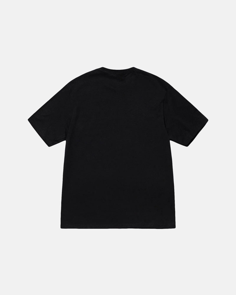 Black Stüssy No.4 T-Shirt | UAE AFN674513