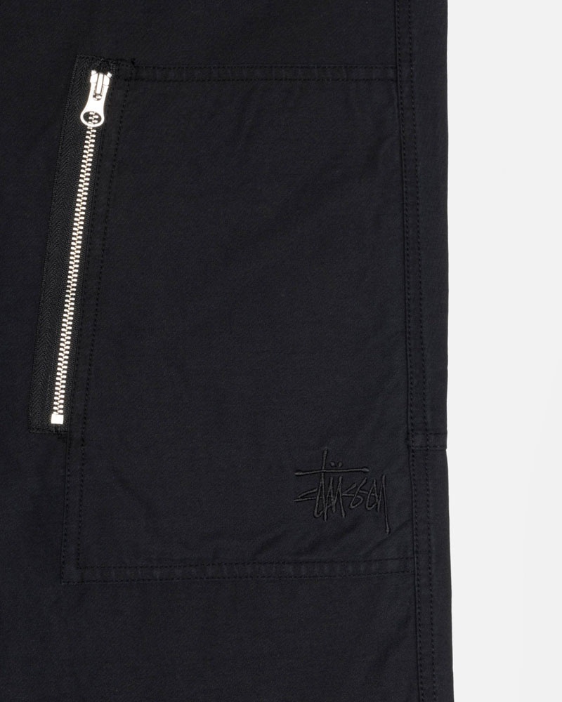 Black Stüssy Nyco Flight Pants | UAE KXW415782