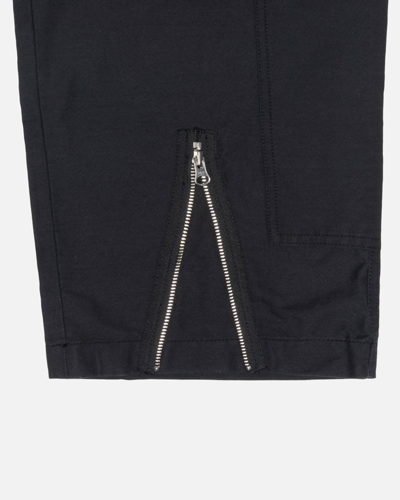 Black Stüssy Nyco Flight Pants | UAE KXW415782